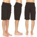 Men's Cotton Twill Belted Cargo Shorts