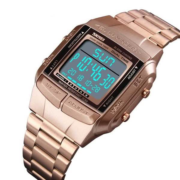 Montre numérique à LED pour homme