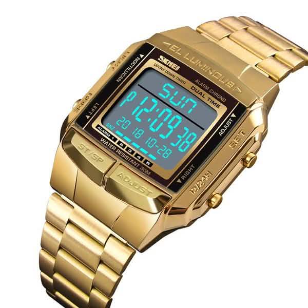 Montre numérique à LED pour homme