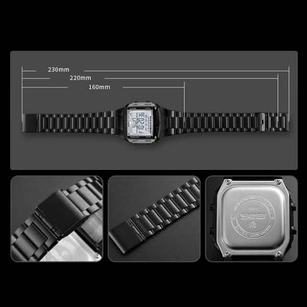 Montre numérique à LED pour homme