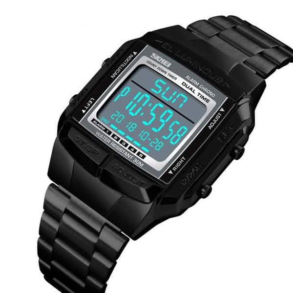 Montre numérique à LED pour homme