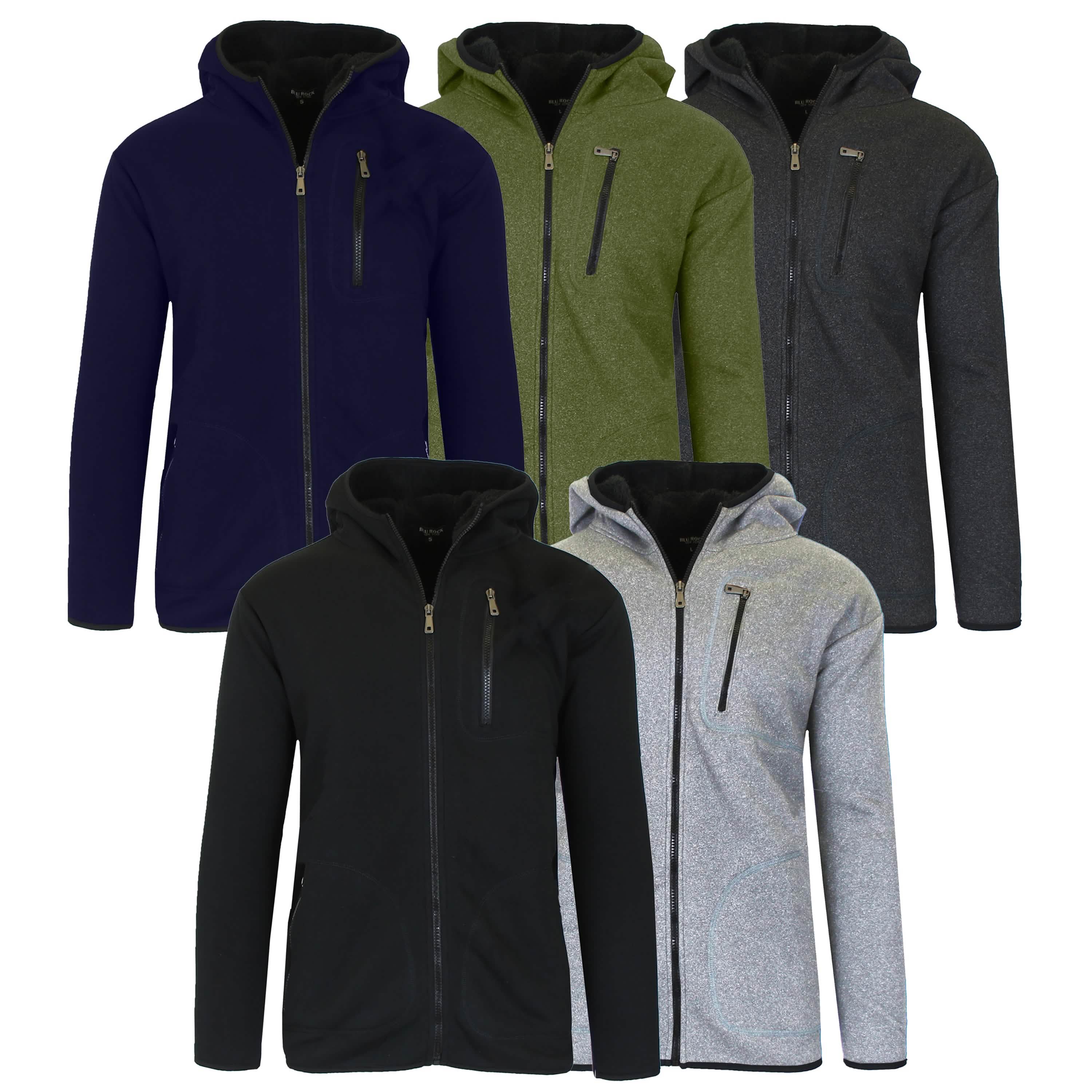 Men's Heavyweight Tech Sherpa Full-Zip Hoodie