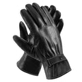 Gants d'hiver en cuir pour homme à écran tactile