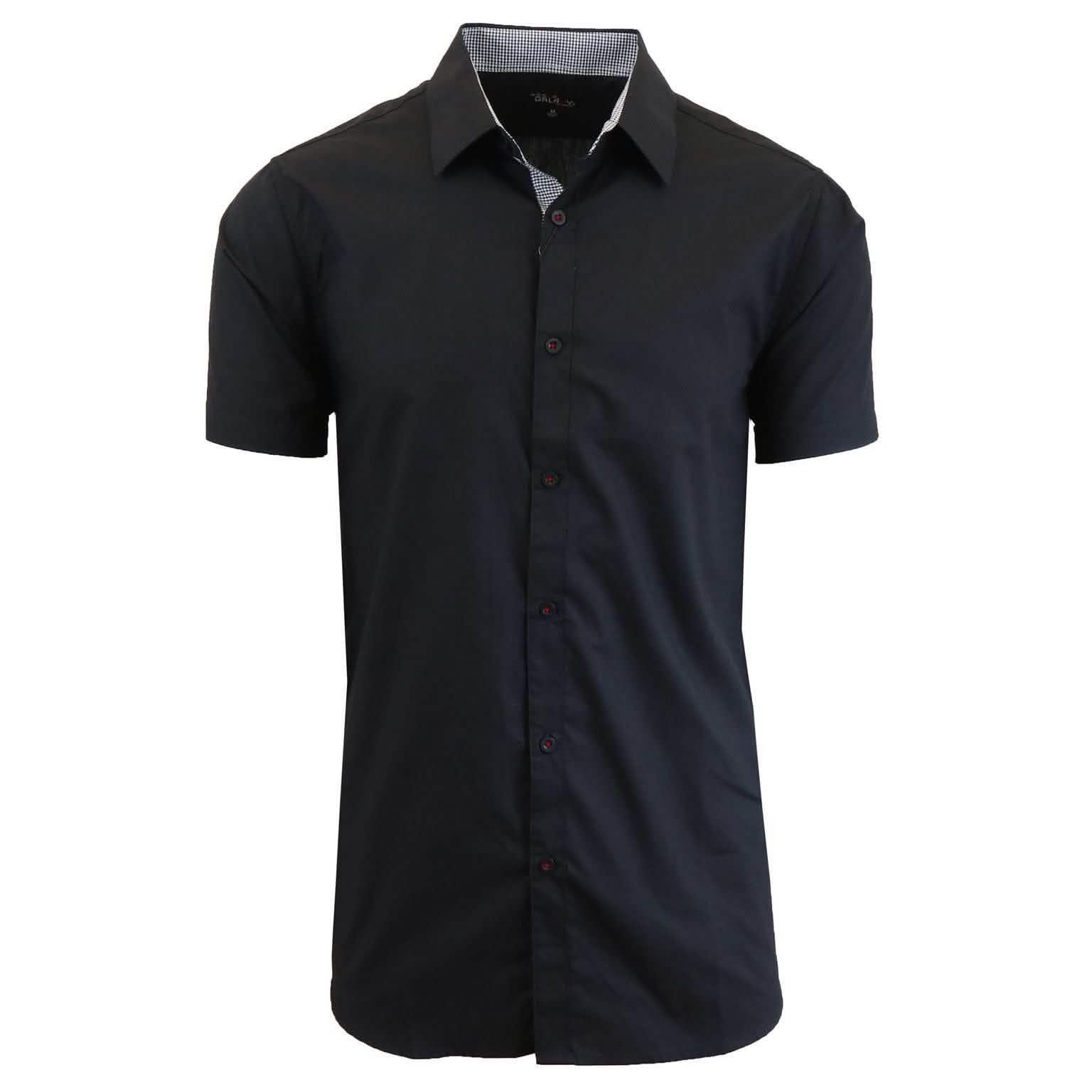 Chemise habillée à manches courtes pour homme