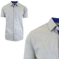 Men's Short Sleeve Slim-Fit Casual Dress Shirts