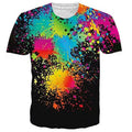 Men's T-shirt 3D Print Print Short Sleeve Going out Tops Streetwear