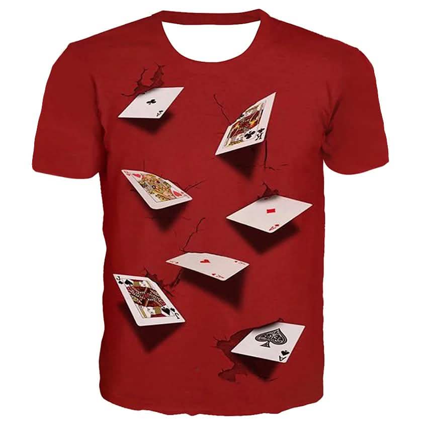 メンズTシャツ グラフィックシミュレーション 半袖 カジュアルトップス