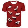 メンズTシャツ グラフィックシミュレーション 半袖 カジュアルトップス