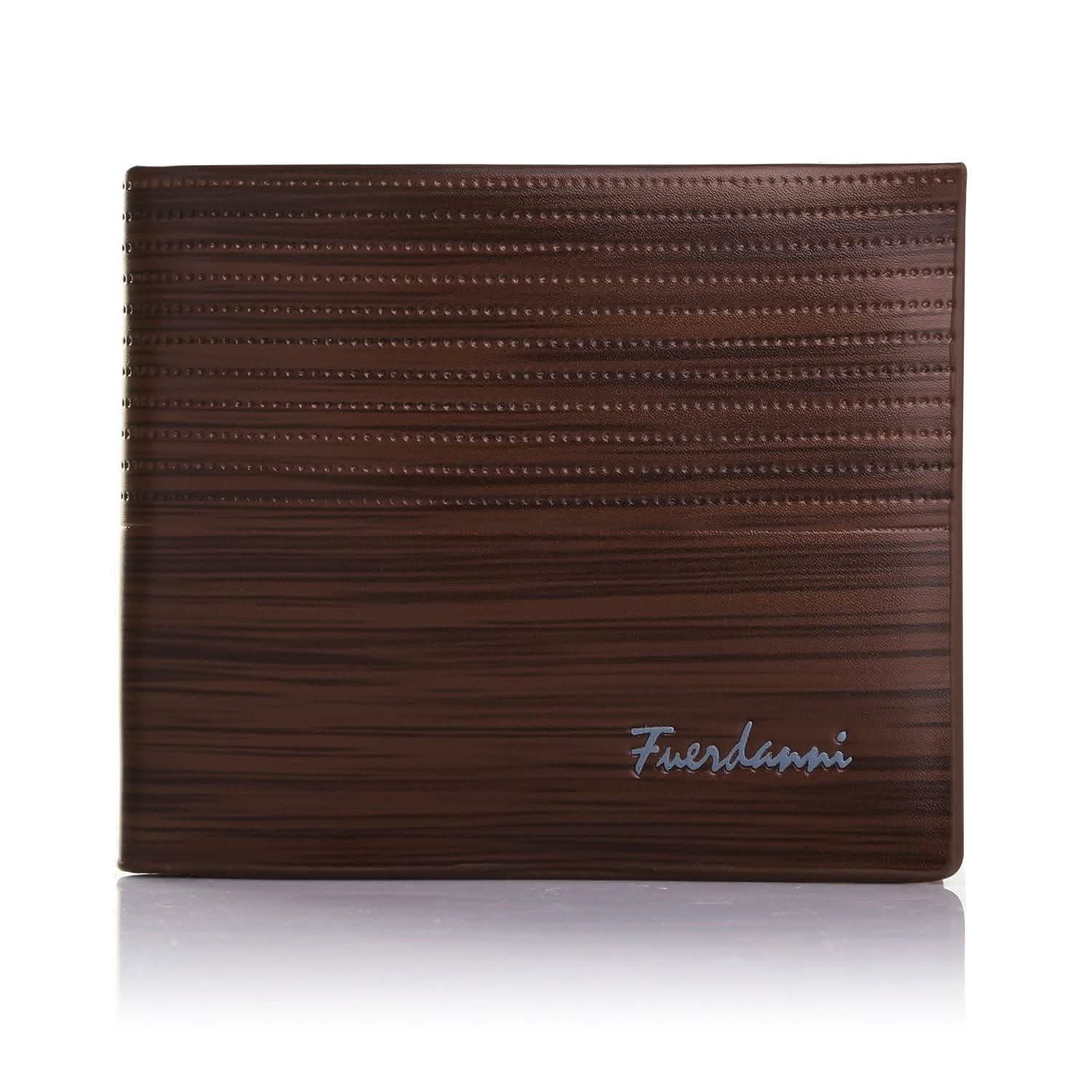 Portefeuille Homme en Cuir PU, Pliable, Porte-Cartes de Crédit