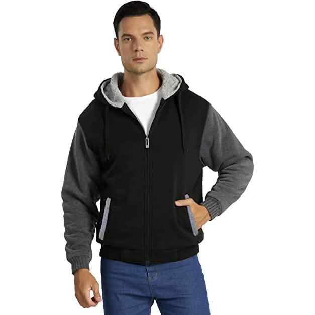 Vêtements d'hiver pour hommes Hauts à capuche et pulls molletonnés
