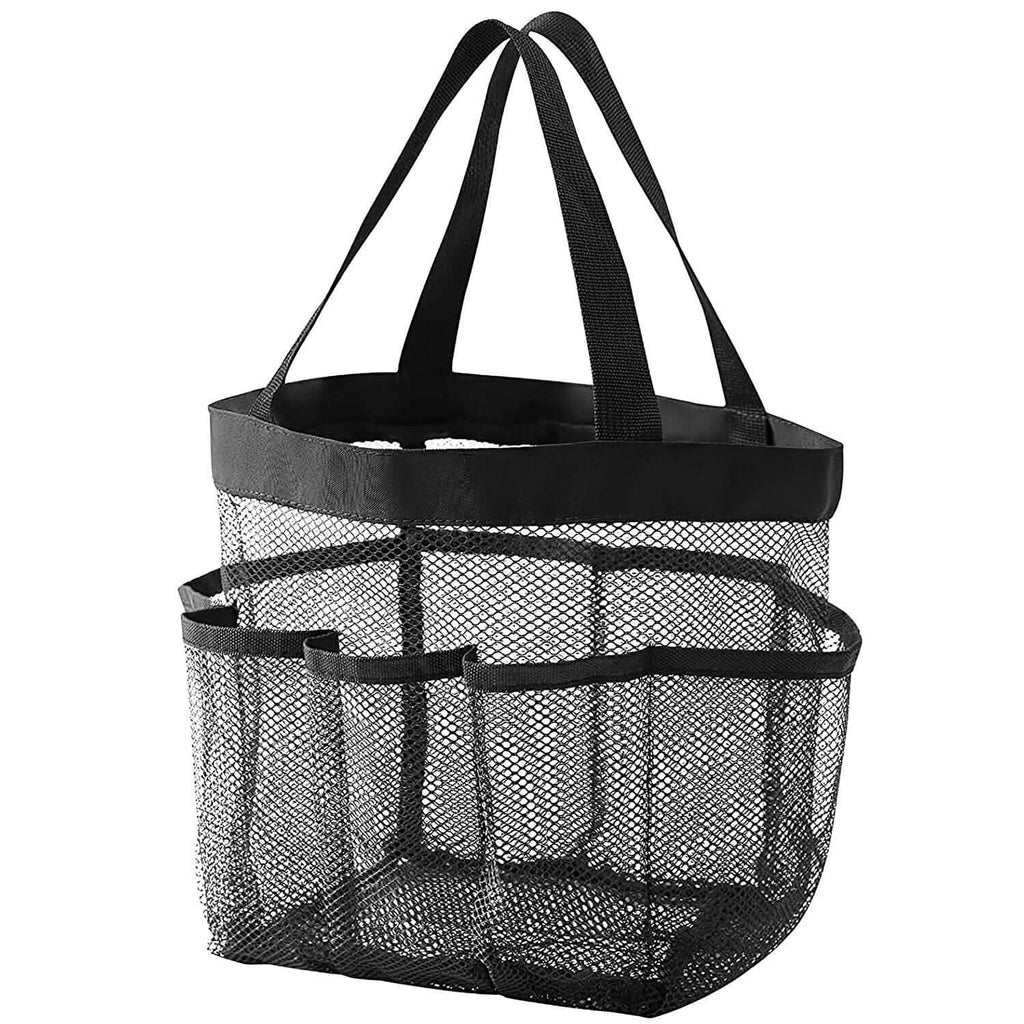 Organisateur de sac de douche en filet, panier de rangement suspendu