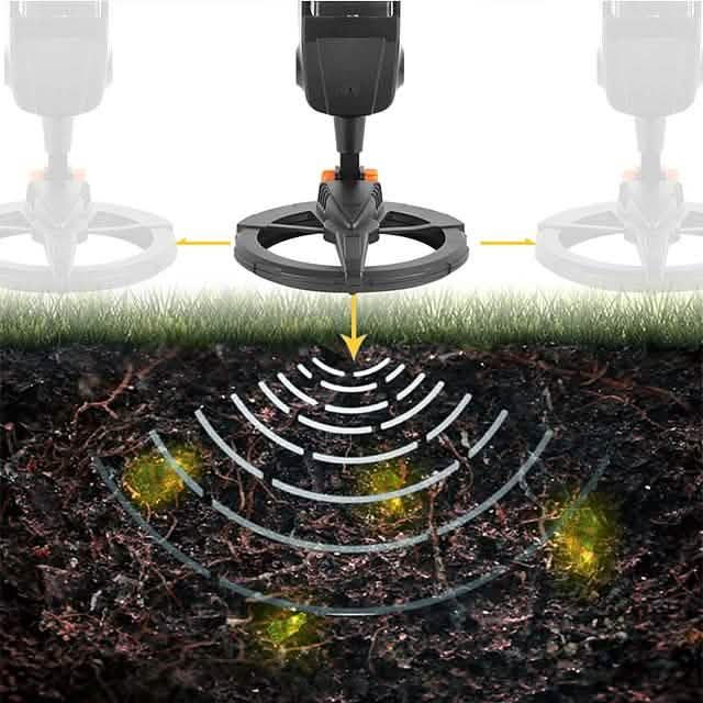 Metal Detector Deep Sensitive Waterproof Gold Finder Tracker