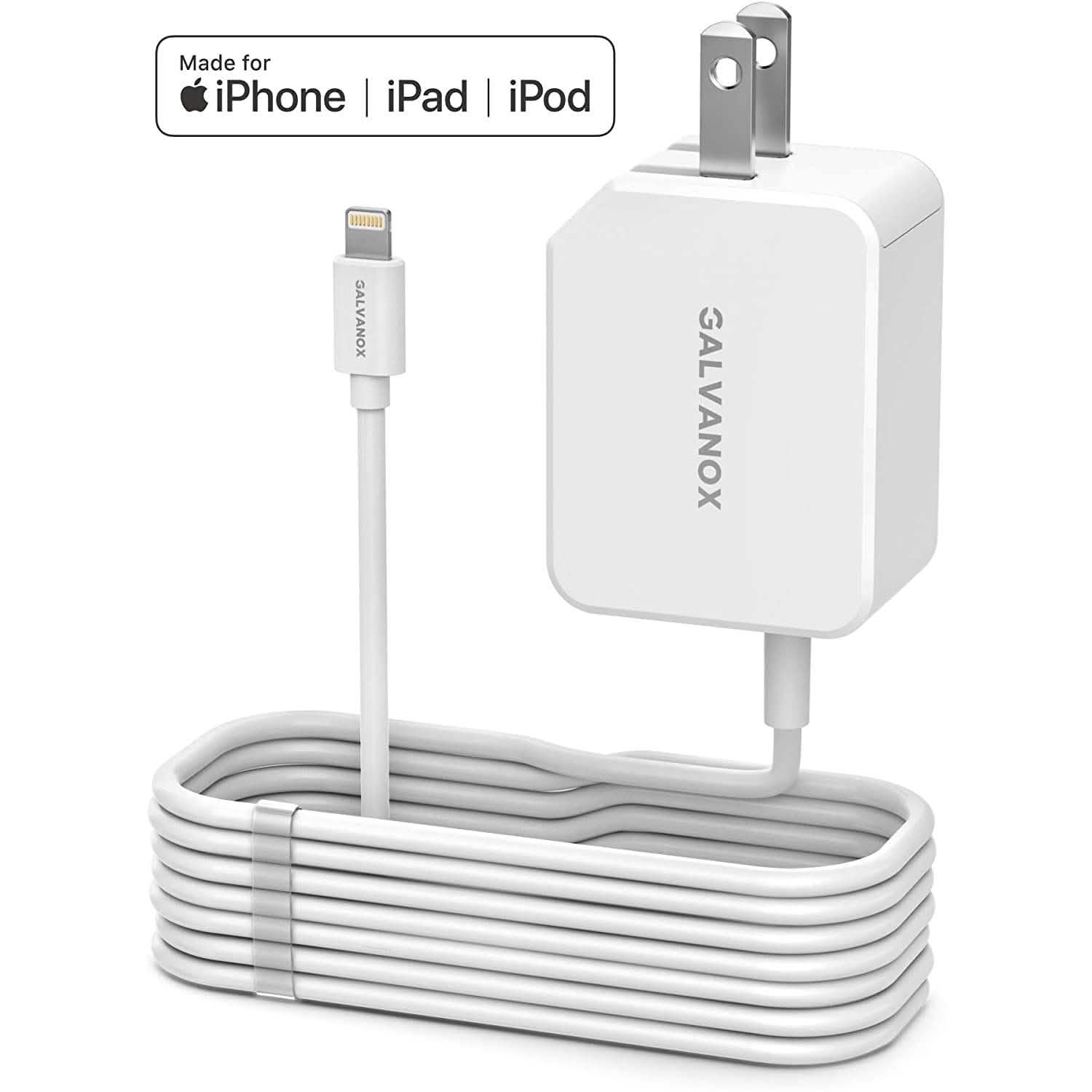 MFi Apple Certified Lightning Fast iPhone Wall Charger Plug for iPhone (20W PD Technology)