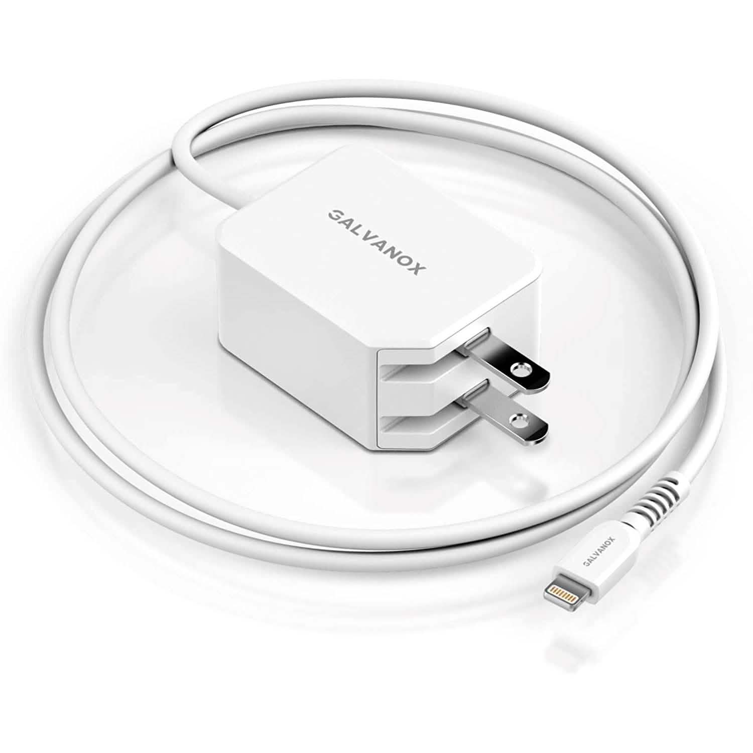 MFi Apple Certified Lightning Fast iPhone Wall Charger Plug for iPhone (20W PD Technology)