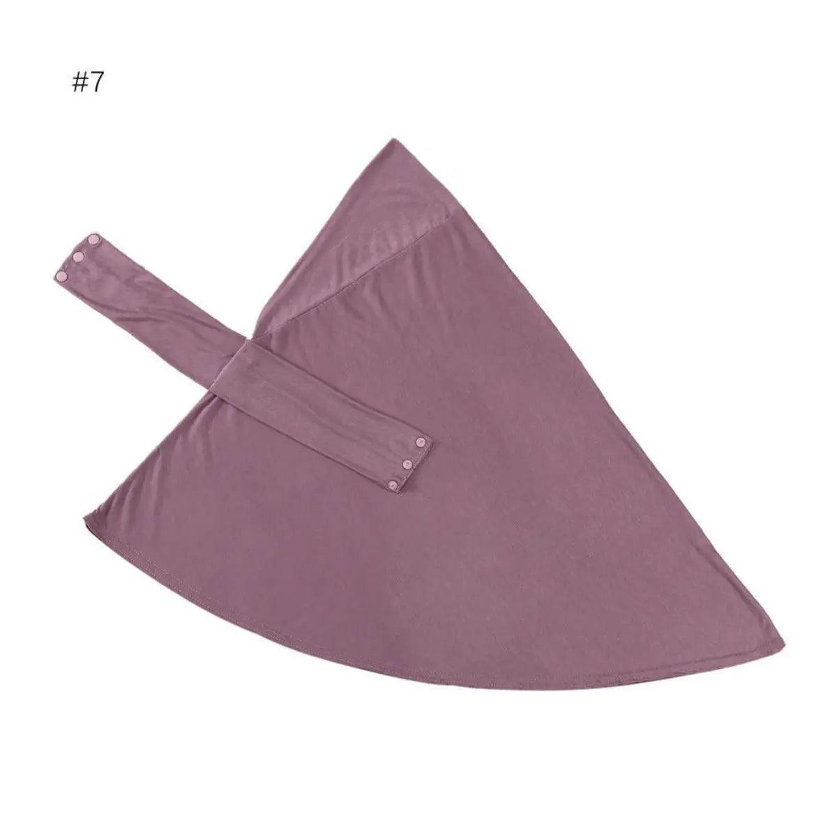 Jersey Instant Hijab Neck-covered Undercap (MH017)