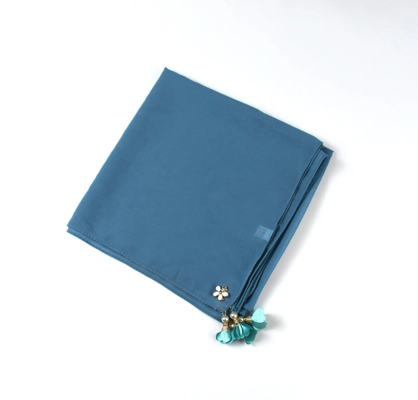 Pearl chiffon square hijab scarf (MH030)
