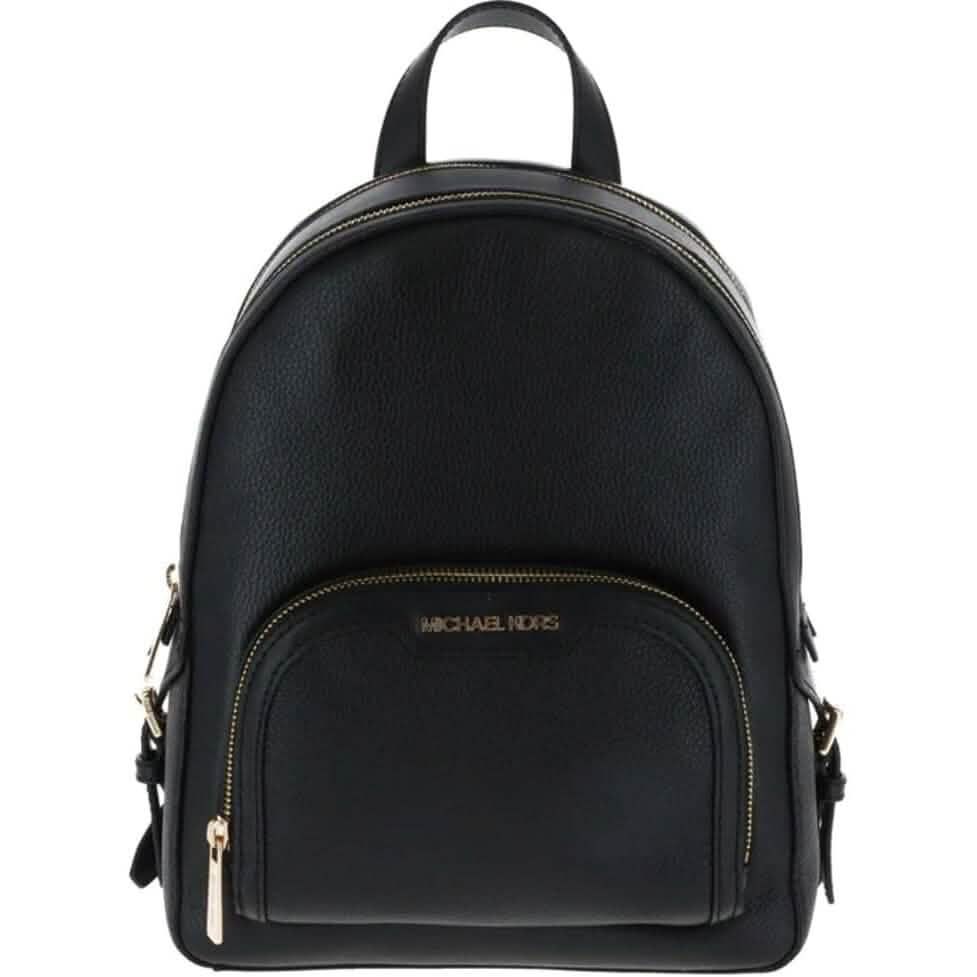 Michael Kors Jaycee ミディアムロゴバックパック - ブラック (リファービッシュ品)