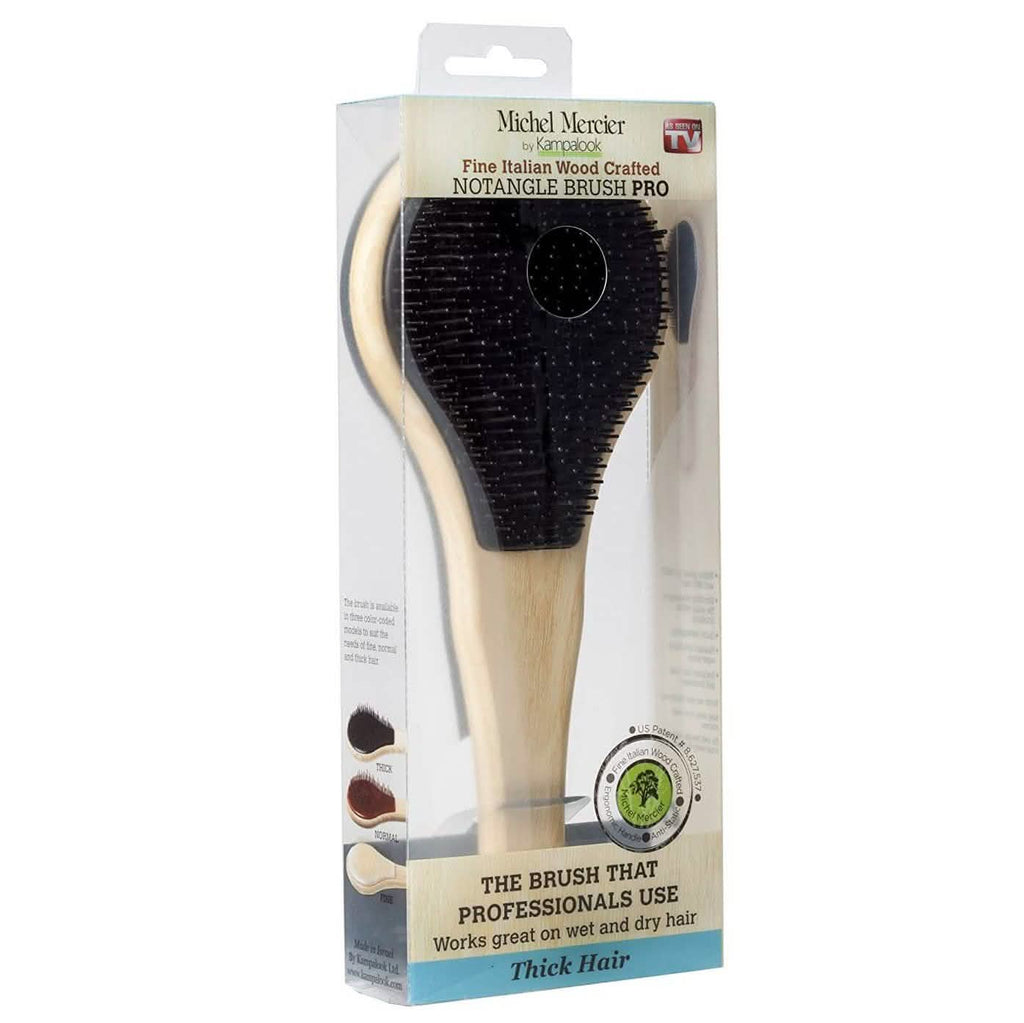 Brosse à Cheveux Démêlante Artisanale en Bois Michel Mercier