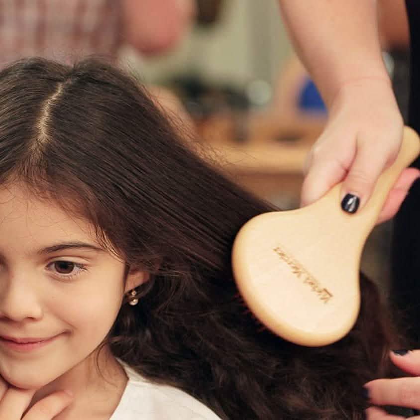 Brosse à Cheveux Démêlante Artisanale en Bois Michel Mercier