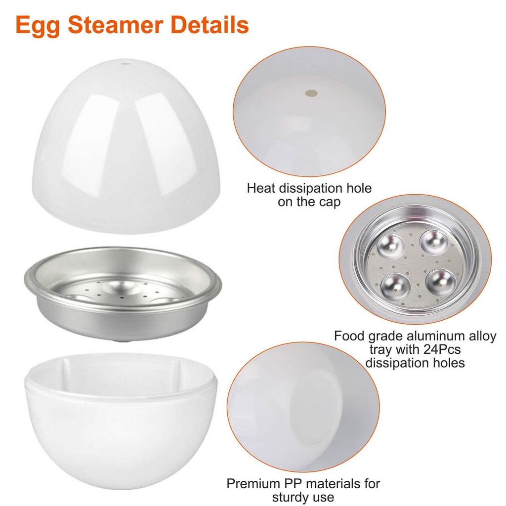 Microwave Egg Broiler Cooker Up to 4 Eggs