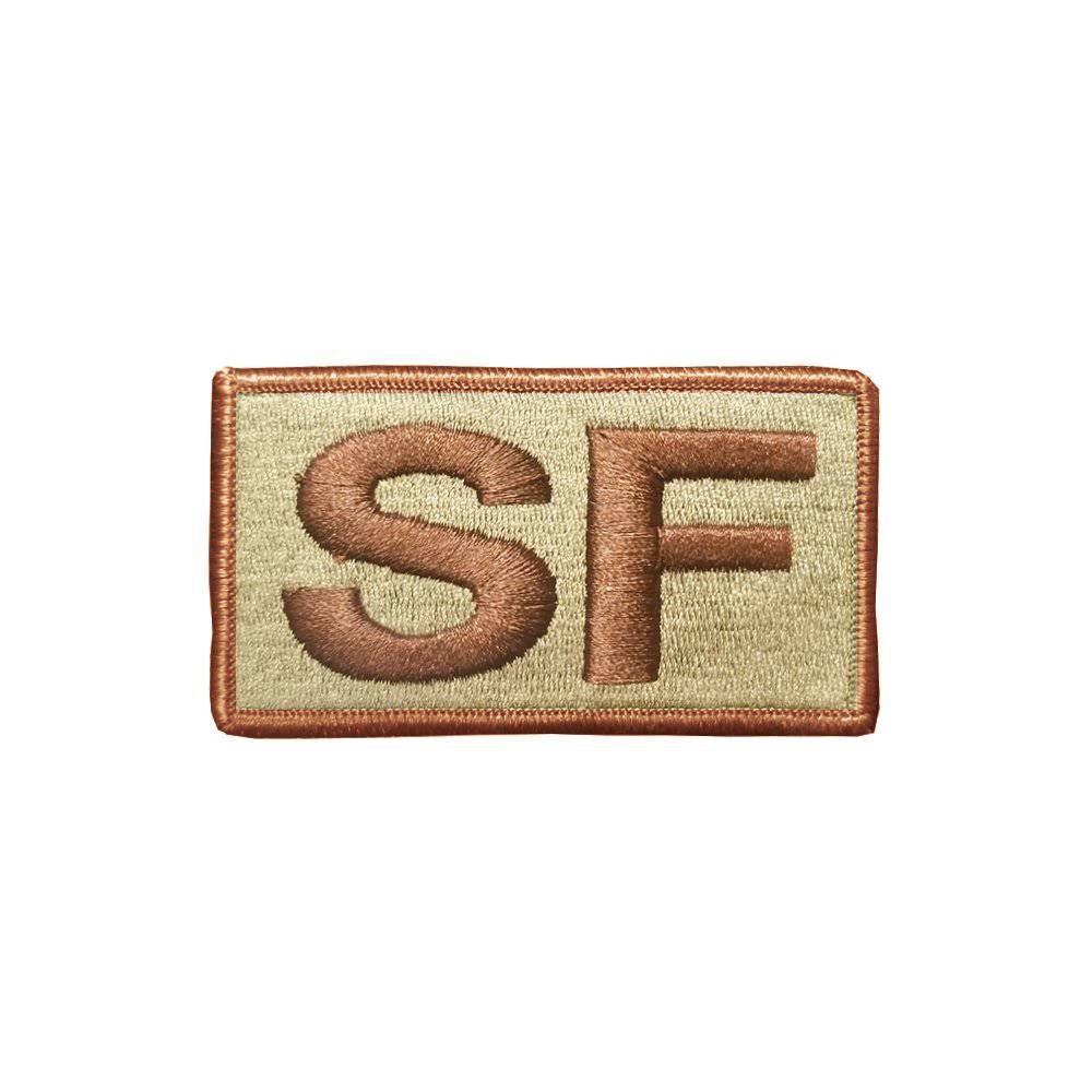 U.S. Air Force Security Forces SF OCP Brassard with Spice Brown Border and Hook Fastener
