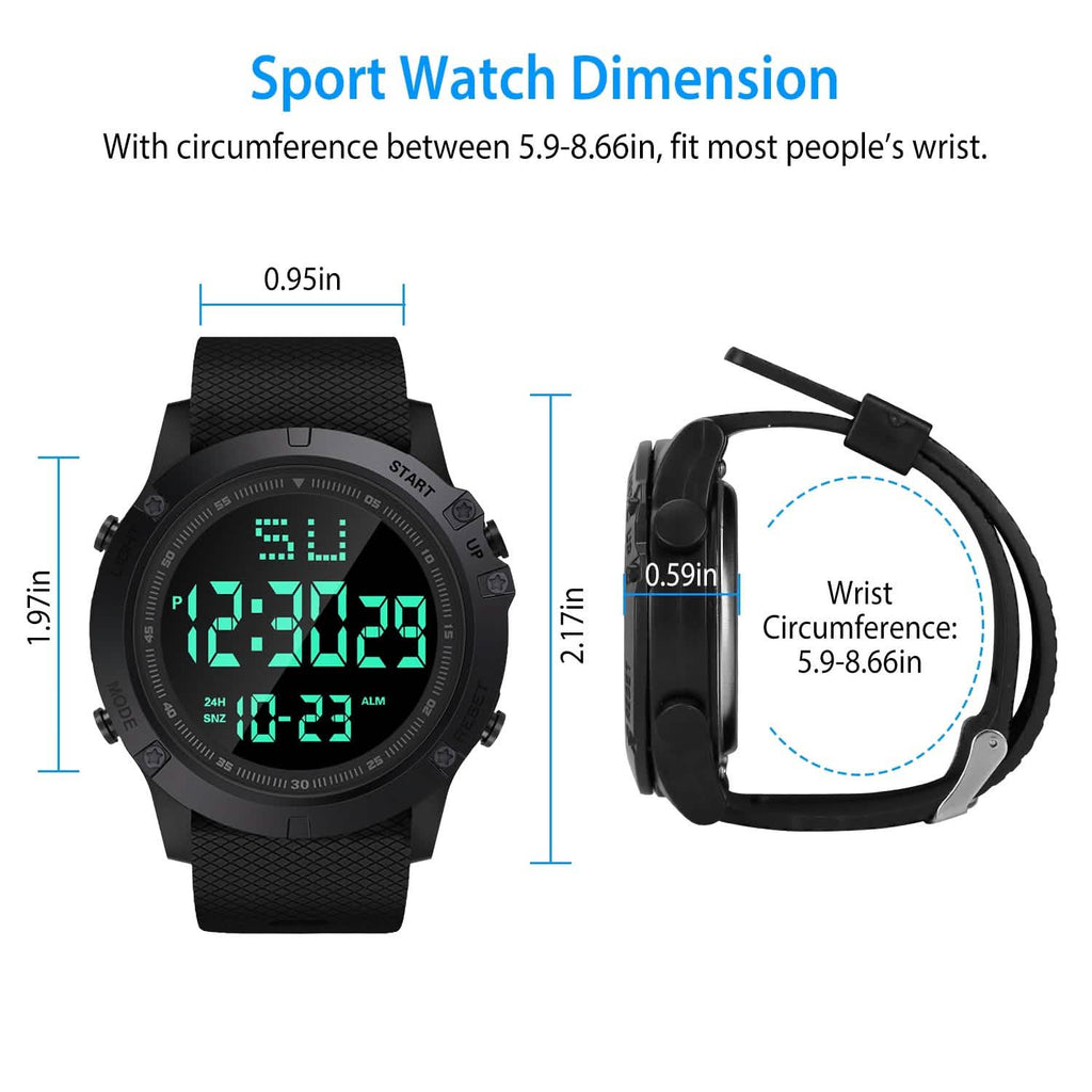 Military Wrist Watch with LED Backlight