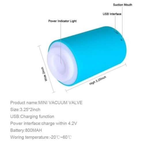 Mini pompe à vide automatique à compression Sacs scelleurs sous vide portables pour aliments