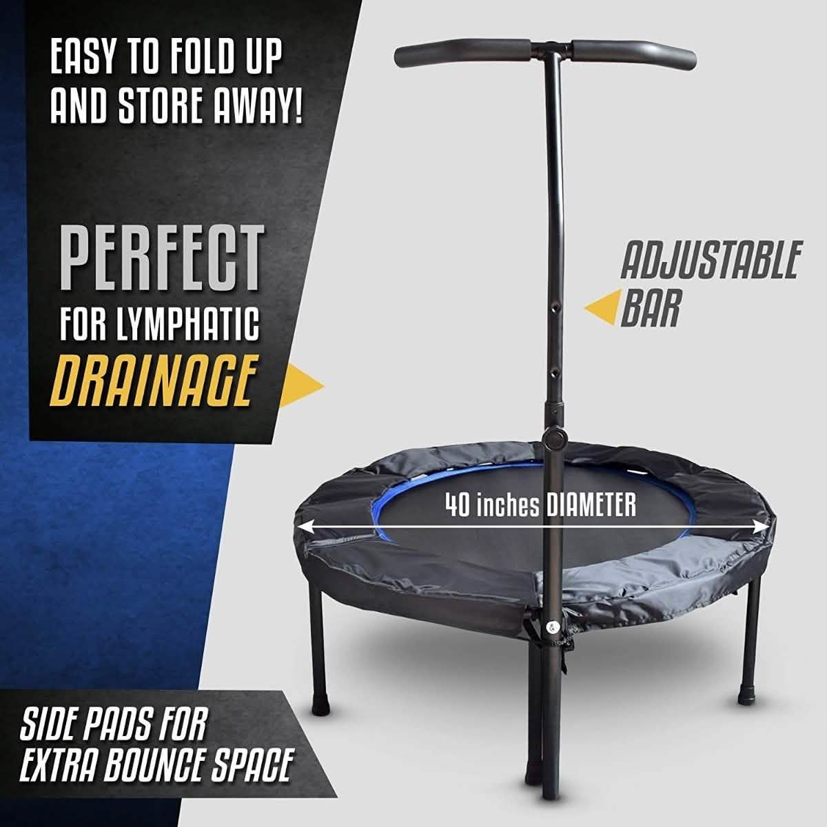 Mini trampoline d'exercice pour adultes