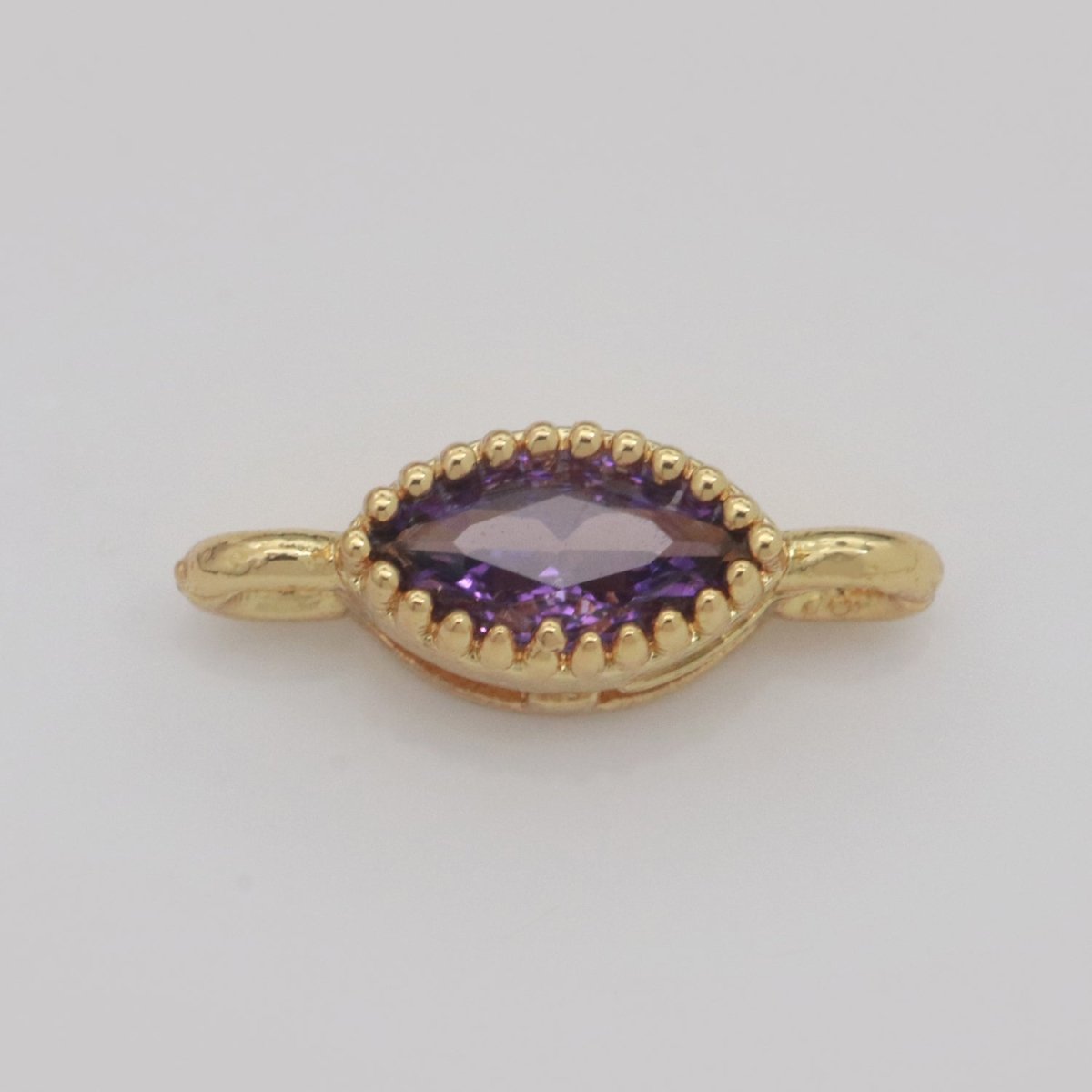 Mini Eye Charm Connector Cubic Cz Colorful Link Connector for Necklace Bracelet Earring Supply F-924-F-931