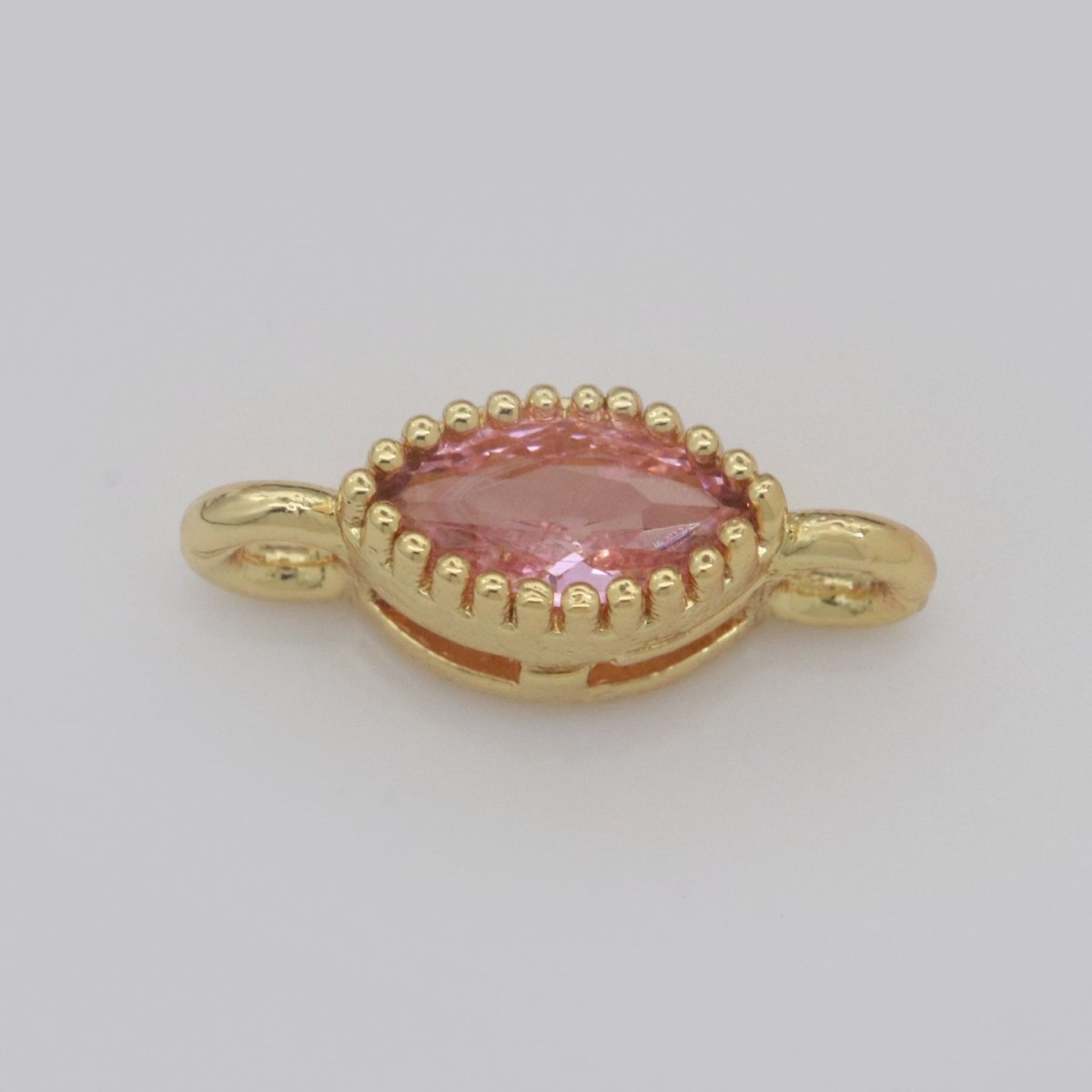 Mini Eye Charm Connector Cubic Cz Colorful Link Connector for Necklace Bracelet Earring Supply F-924-F-931