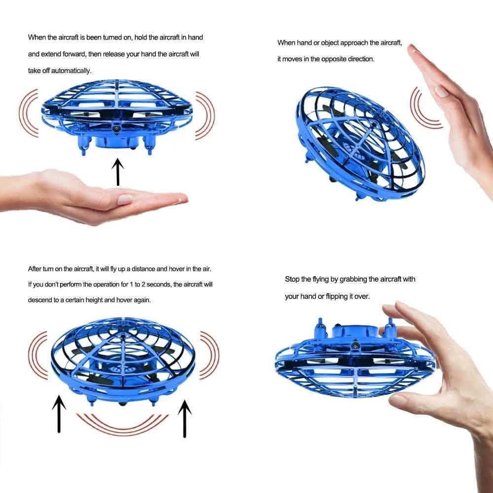 Mini Helicopter UFO RC Drone Infraed Hand Sensing Aircraft
