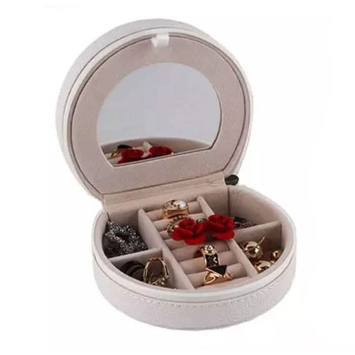 Mini boîte à bijoux de voyage portable et organisateur de bijoux