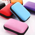 Mini boîte de rangement portable à fermeture éclair pour écouteurs, pièces de monnaie, bijoux et accessoires