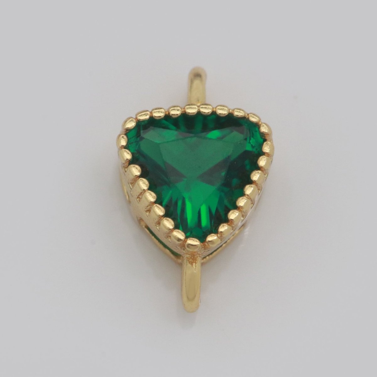 Mini Triangle Charm Connector Cubic Shield Cz Colorful Link Connector for Necklace Bracelet Earring Supply Y-346 - Y-353