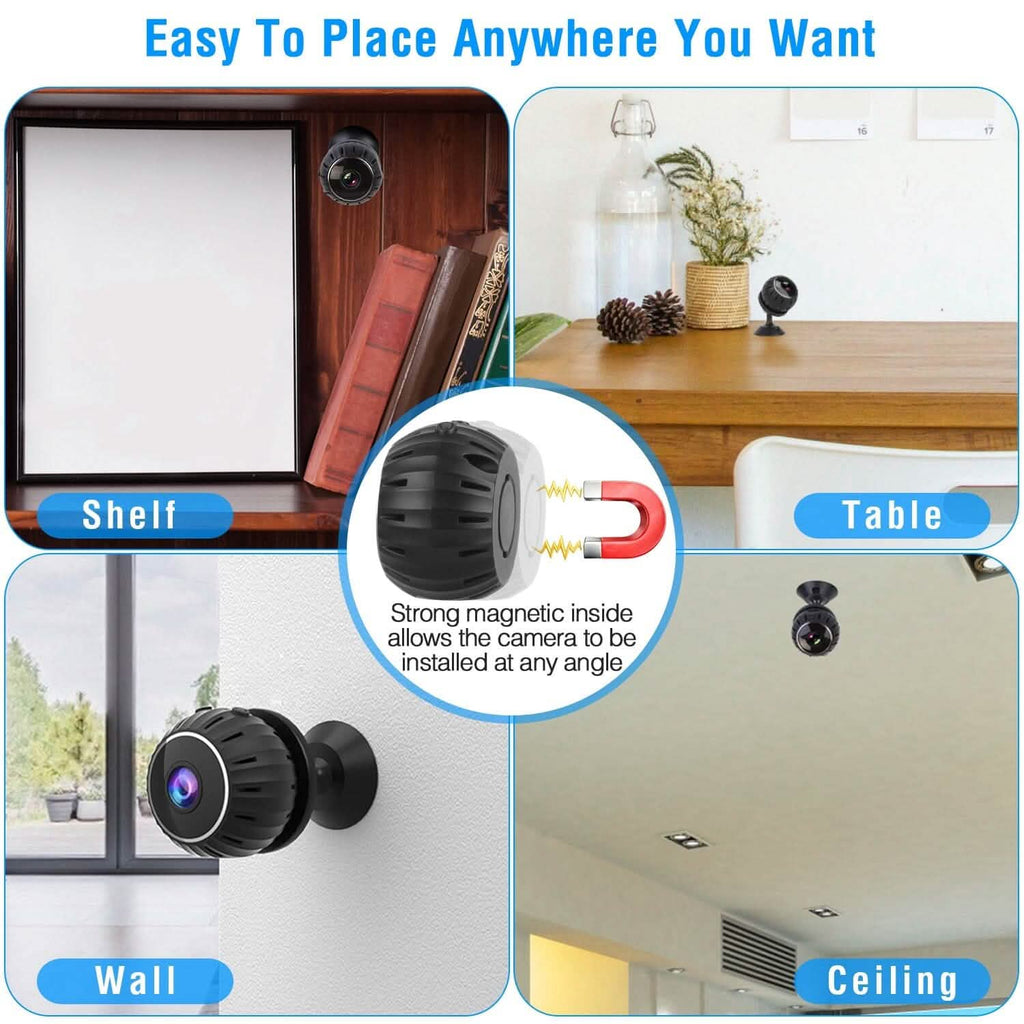 Mini Wireless Camera Wifi IR Night Vision HD 1080P Home Security
