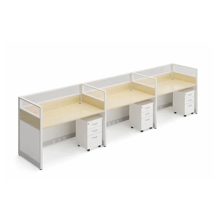 Corven · Straight Workstation Cubicle, White