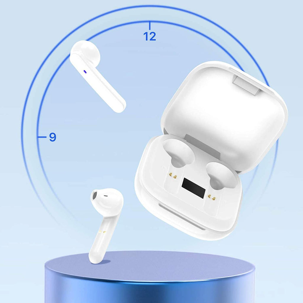 Miracaseワイヤレスイヤホン Bluetooth 5.0 ヘッドフォン USB-C充電ケース付き