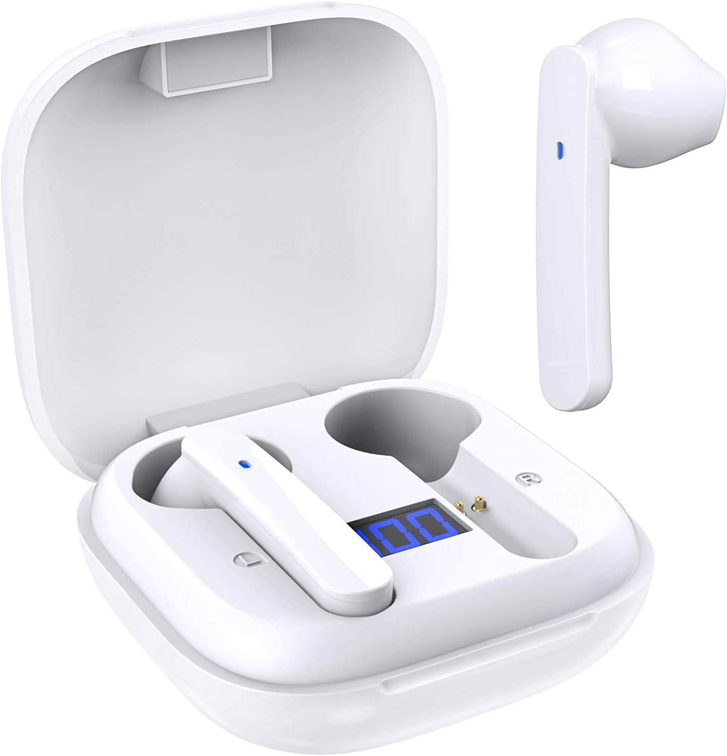 Miracaseワイヤレスイヤホン Bluetooth 5.0 ヘッドフォン USB-C充電ケース付き