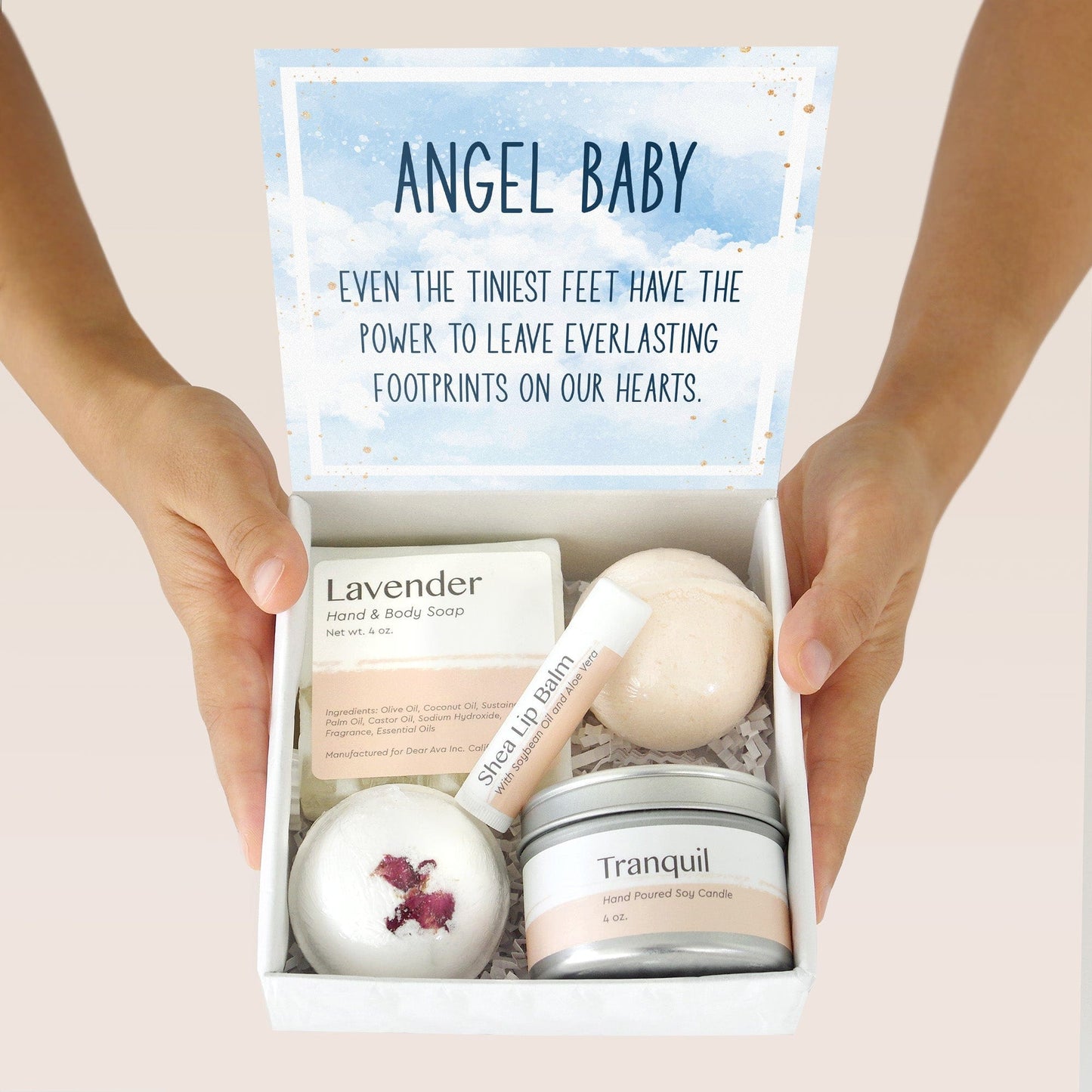Miscarriage Wing Necklace Gift Box Set