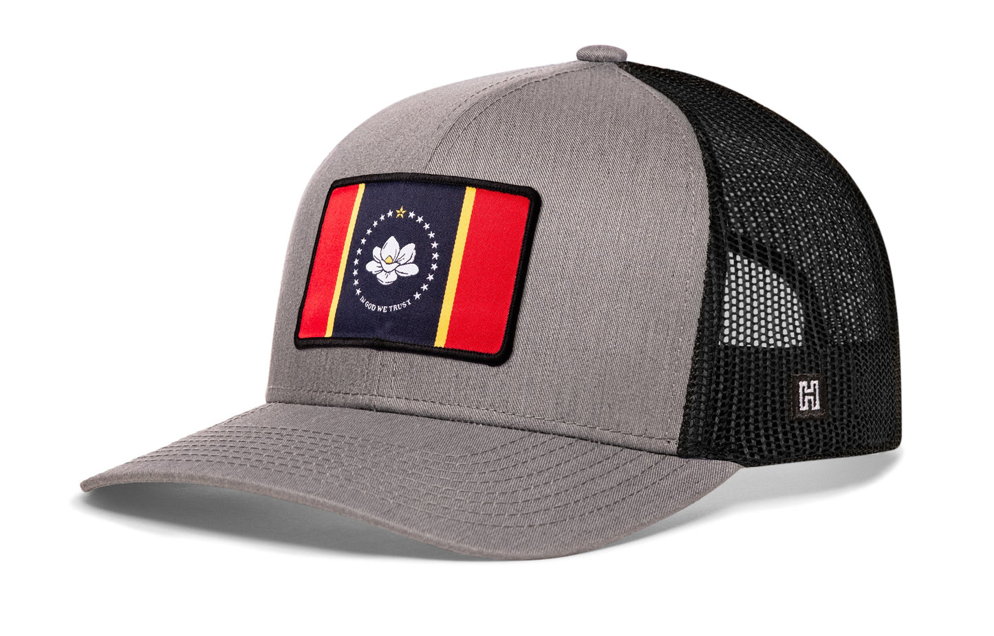 Mississippi State Flag Trucker Hat  |  MS Snapback