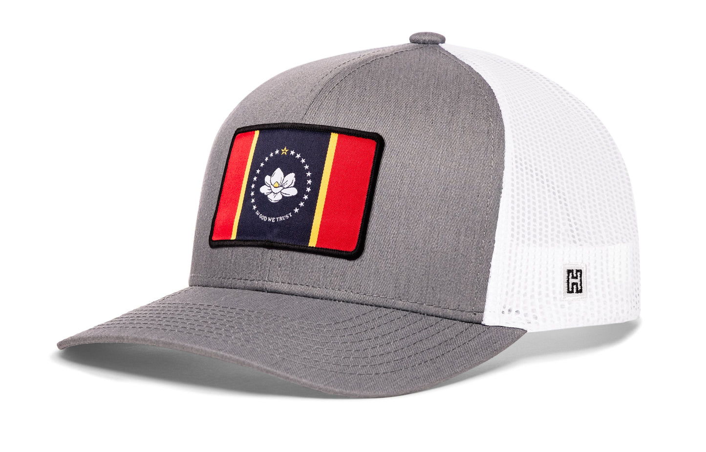 Mississippi State Flag Trucker Hat  |  MS Snapback