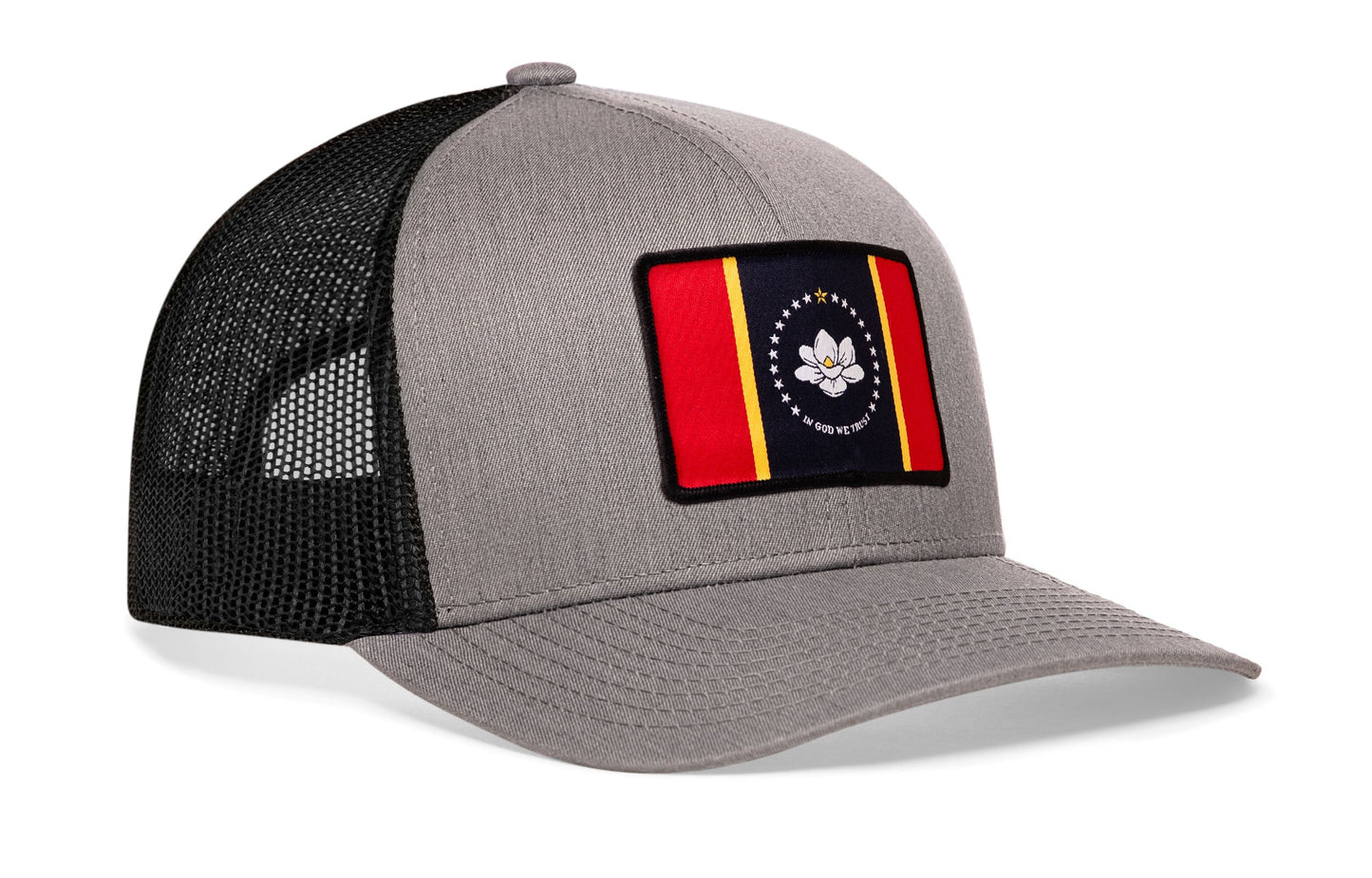 Mississippi State Flag Trucker Hat  |  MS Snapback