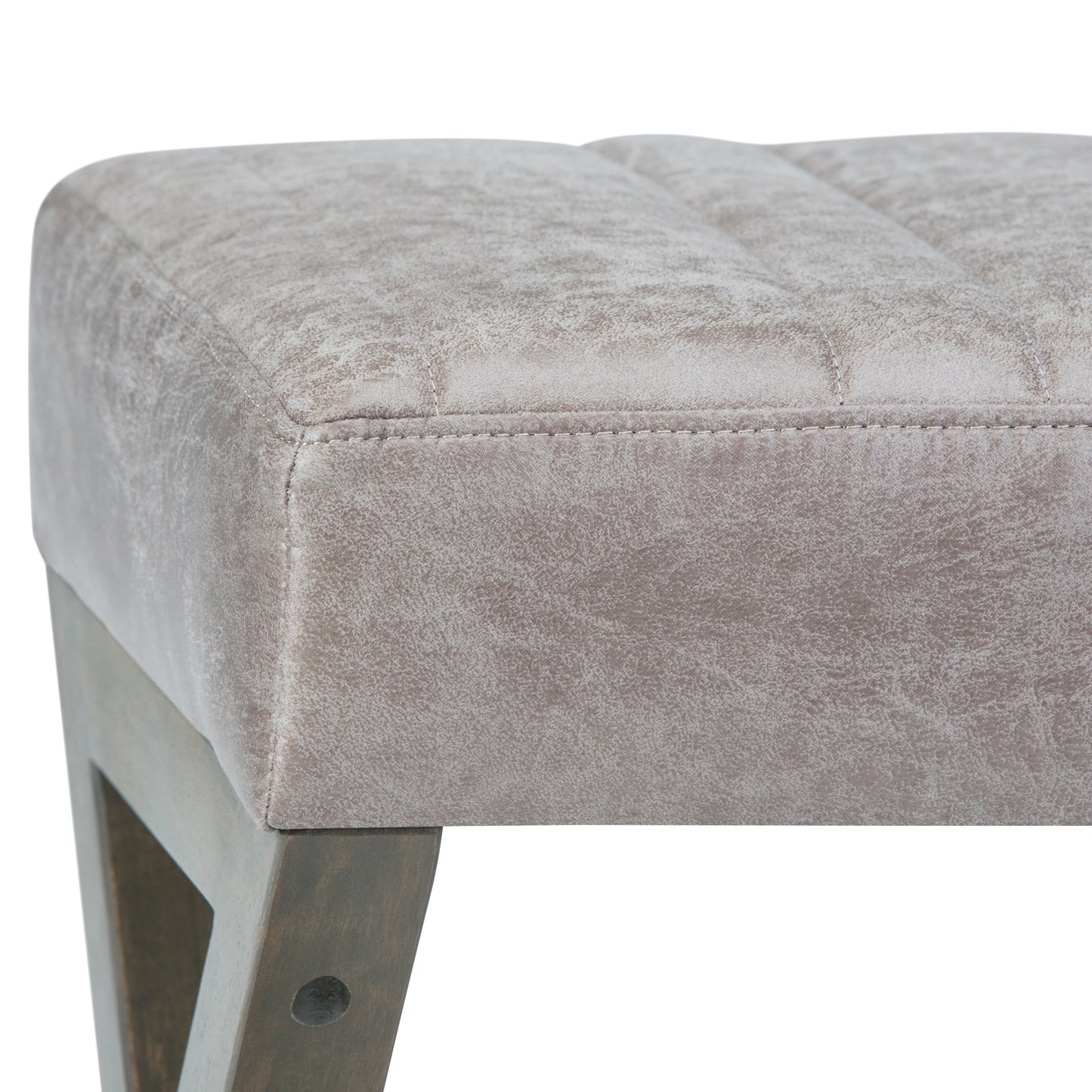 Salinger Large Ottoman Bench - Distressed