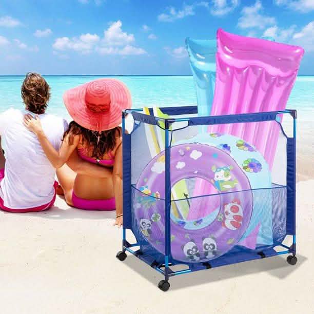 Modern Blue Pool Storage Bin