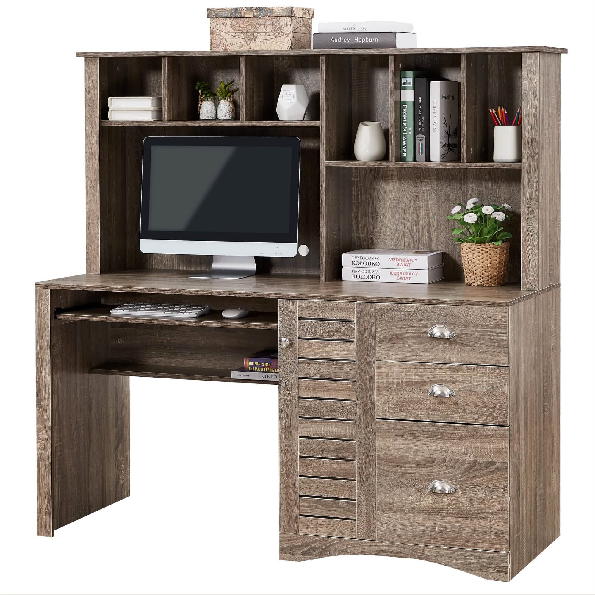 Modern Home Office Desk- 59" Computer Desk Table