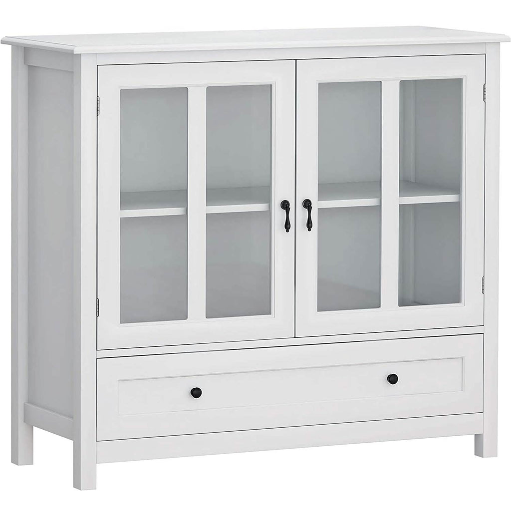 Modern Storage Cabinet with Metal Handles