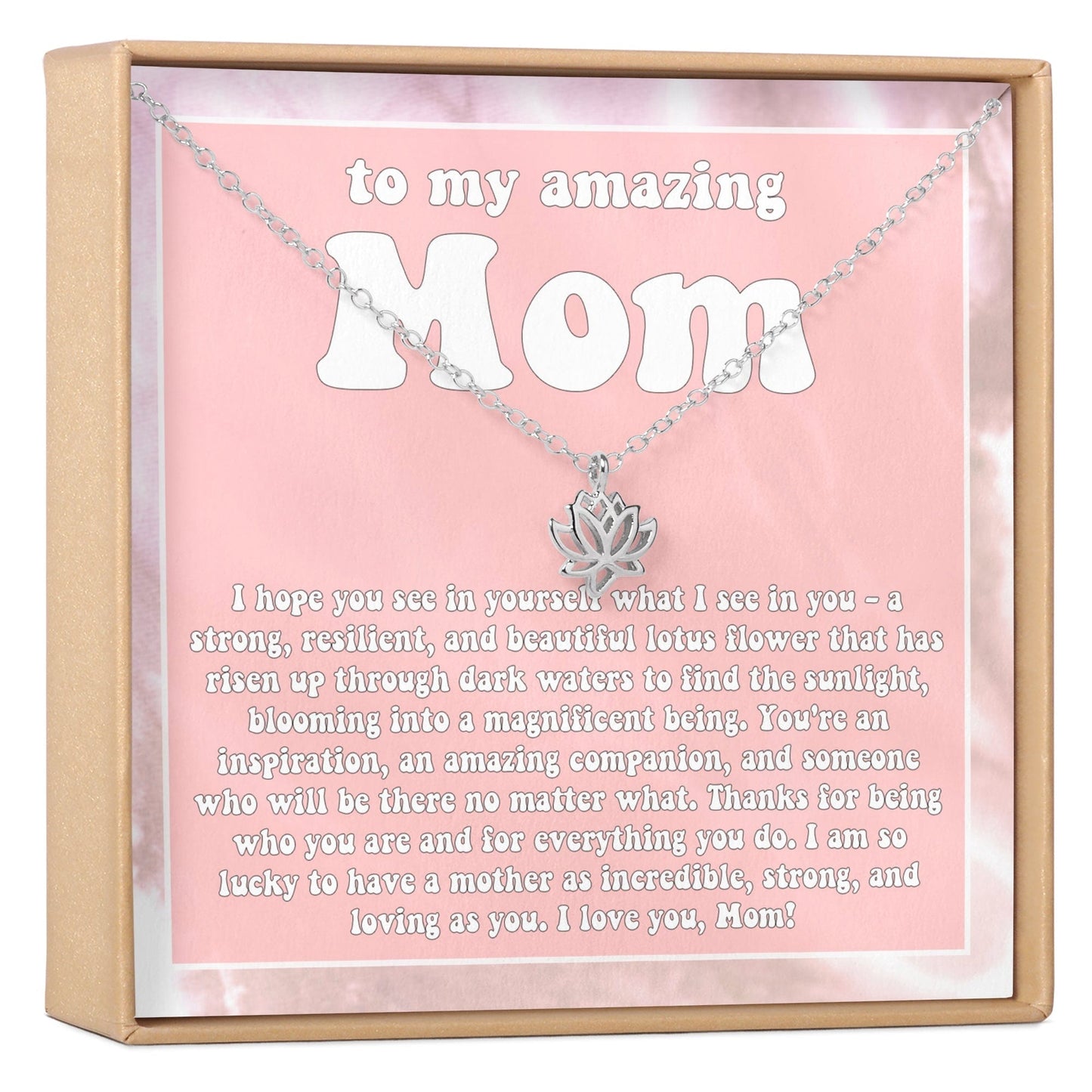 Mom Lotus Necklace