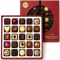 Andy Anand Premium Bon Bon Chocolate Collection, 25 pc – Truffles, Pralines, Pistachio Cream, Mint & Tiramisu, Birthday & Holiday Gift Box