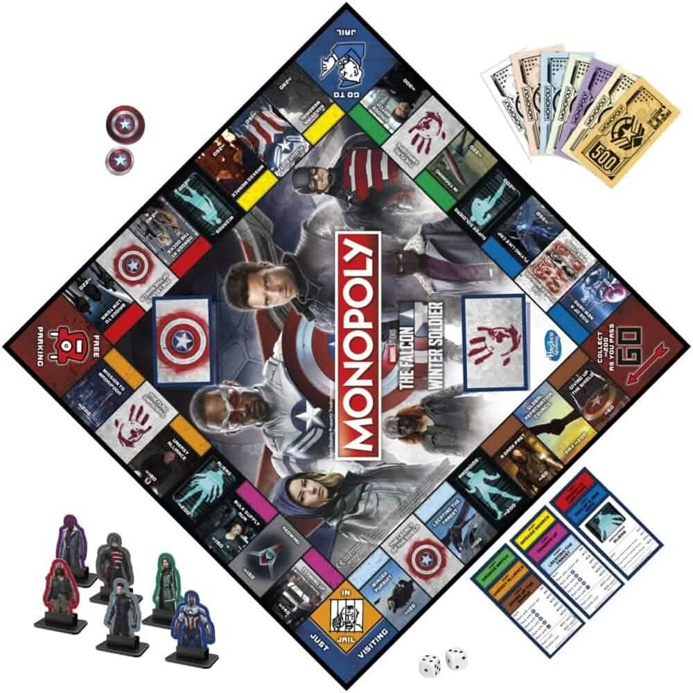 Monopoly Marvel Studios The Falcon and the Winter Soldier Édition