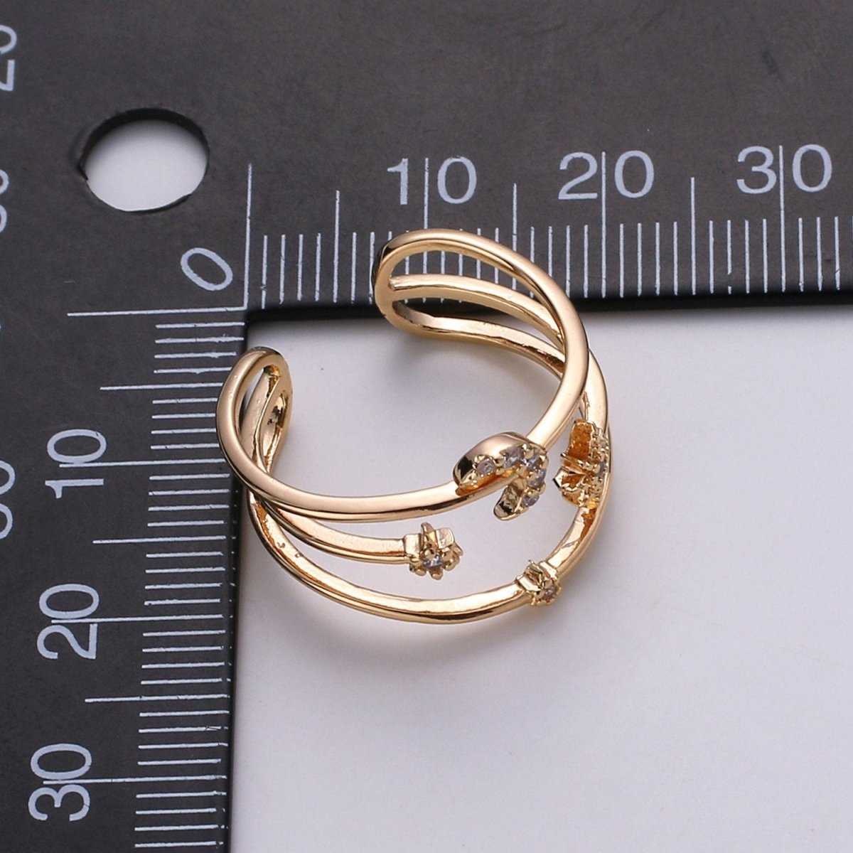 Moon Rings For Women Stars Celestial Gold Ring Celestial Ring Statement Ring Bridesmaid Gift Moon Star Galaxy Jewelry Gift for Her R-057